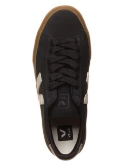 Veja Leren Sneakers "Campo Bold" Zwart/crème -LIMANGO WINKEL veja leren sneakers campo bold zwart creme 3