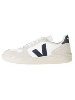 Veja Leren Sneakers "V 10" Wit/beige