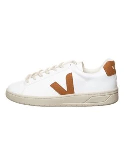 Veja Sneakers "Urca" Wit/lichtbruin