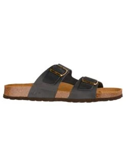 Leren Slippers "Hekla" Antraciet -LIMANGO WINKEL westfjord leren slippers hekla antraciet 4