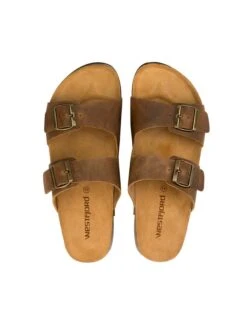 Leren Slippers "Hekla" Bruin -LIMANGO WINKEL westfjord leren slippers hekla bruin 2