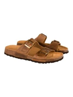 Leren Slippers "Hekla" Bruin -LIMANGO WINKEL westfjord leren slippers hekla bruin 3